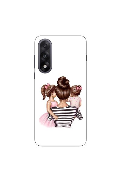 OEM Husa compatibila cu OnePlus Nord 5 Silicon Gel Tpu Model Mom and Girls