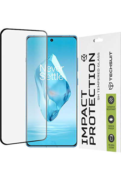 Techsuit 111d Full Glue Full Face Tempered Glass Black (OnePlus 12R)