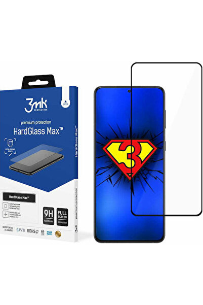 3MK Hardglass Max Folie de sticlă securizată integrală neagră (Galaxy S22+ 5G)