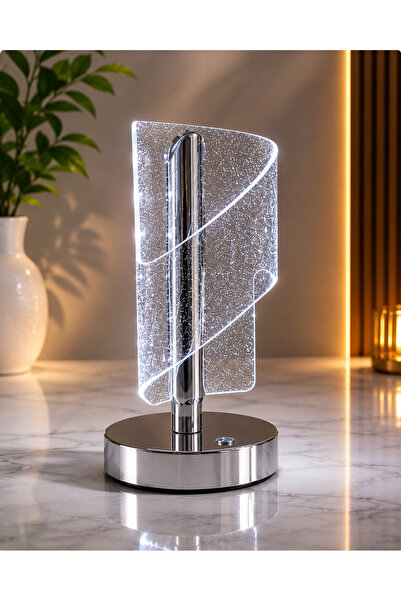 TrentonGCC Modern Gold Crystal Table Lamp – Luxury LED Decorative Bedside Lam...