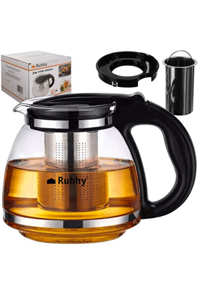 Ruhhy 2L Heat-Resistant Glass Teapot with Infuser