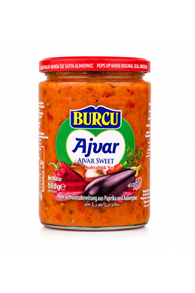BURCU Ajvar Tatlı Kahvaltılık Sos 560 gr