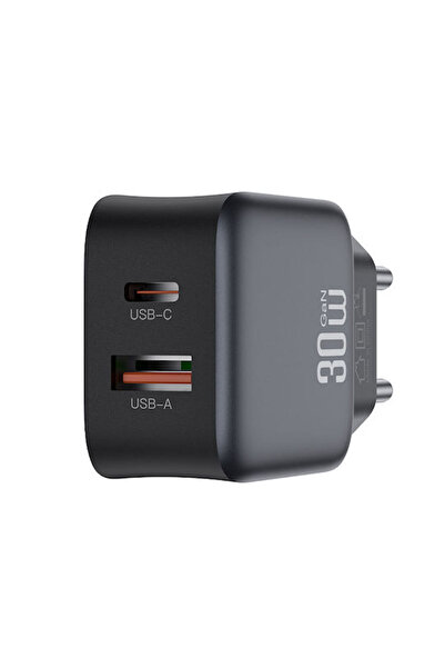 Xo Φορτιστής χωρίς καλώδιο GaN με θύρα USB-A και θύρα USB-C, Γρήγορη Φόρτιση ...