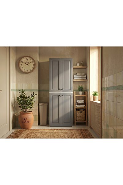 Kenzlife membran çamaşır-kurutma makinesi dolabı roksana gribyz çerçeve 180*7...