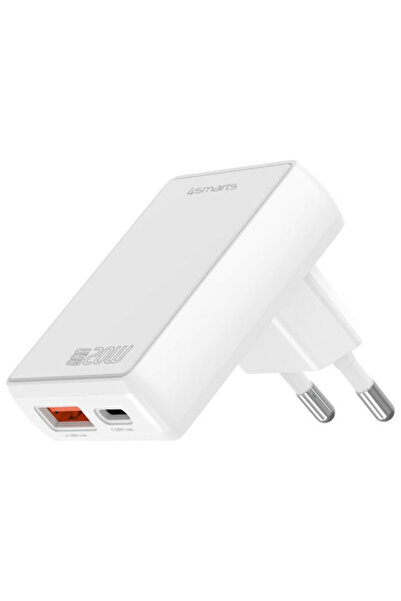 4smarts Φορτιστής χωρίς καλώδιο GaN με θύρα USB-A και θύρα USB-C, 20W Power D...