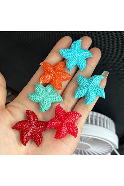 choice2 20mm-10pcs 20mm 20mm Natural Colored Shell Imitation Coral Beads Star...