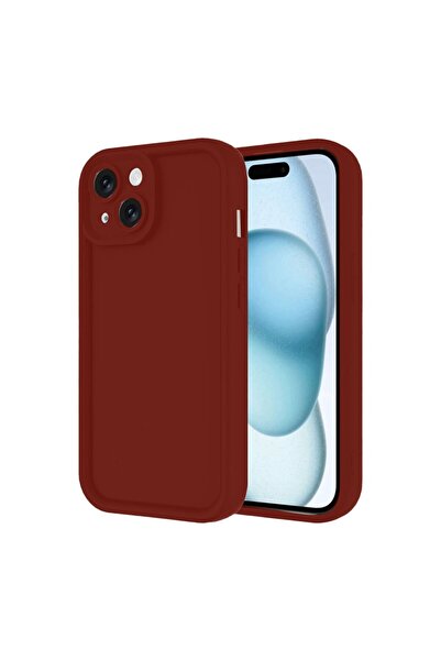 UnDePlus Apple iPhone 14 Kılıf Kamera Korumalı Kalın Kenarlı Viera Silikon Case