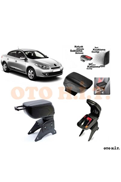 OTO H.İ.T. RENAULT FLUENCE MAKYAJSIZ Uyumlu Kol Dayama Ve Kolçak Sürgülü Bard...