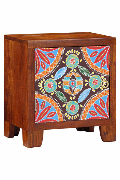vidaxl Noptiera 40x30x45 cm din lemn masiv de salcam
