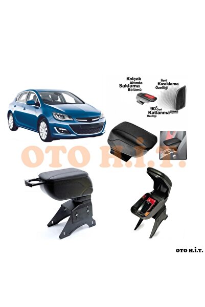 OTO H.İ.T. OPEL ASTRA J Uyumlu Kol Dayama Ve Kolçak Sürgülü Bardaklıklı Ayarl...