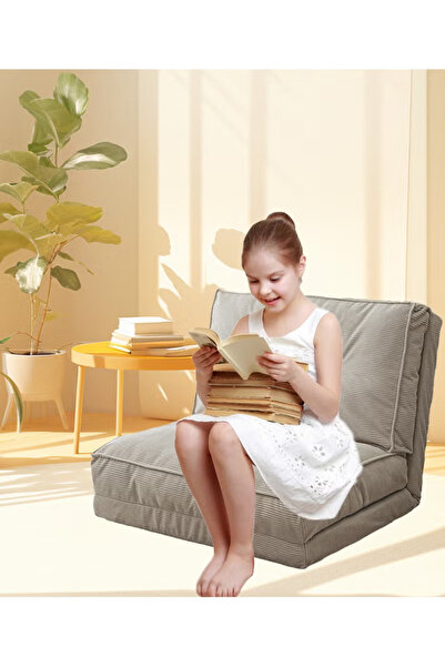 HI-FINE Folding Sofa Bed Convertible Sleeper Chair Foldable Matress with Back Support Portable Fold Out Chair Bed Comfy Floor Sofa Lounge for Living Room Bedroom