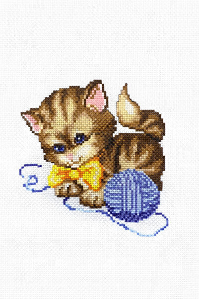iğne izi Set de broderie cu punct în cruce cu model – Kit de broderie manuală...