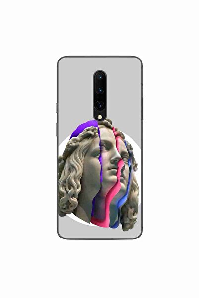 OEM Husa compatibila cu OnePlus 7 Pro Silicon Gel Tpu Model Neon Ruins