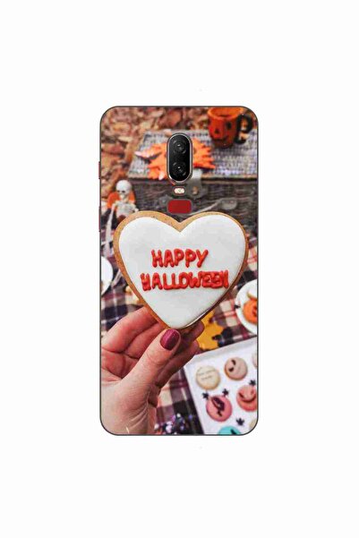 OEM Husa compatibila cu OnePlus 6 Silicon Gel Tpu Model Happy Halloween Cookies