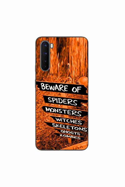 OEM Husa compatibila cu OnePlus Nord Silicon Gel Tpu Model Halloween Beware S...