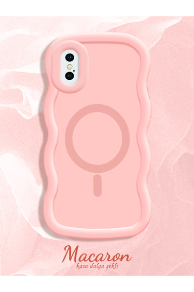 CASEVIBE iPhone X/XS Uyumlu Dalga desenli, darbelere dayanıklı, sade telefon ...