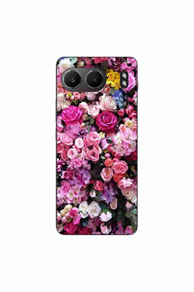 OEM Husa compatibila cu OnePlus Nord 4 Silicon Gel Tpu Model Trandafiri Roz