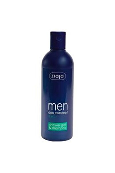 Ziaja Gel de Dus si Sampon 2 in 1 - Men Duo Concept Shower Gel and Shampoo, 3...