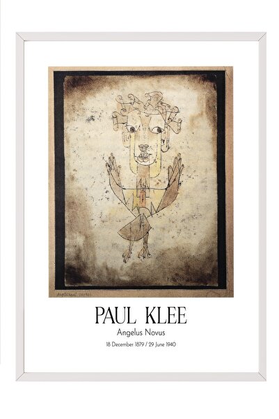 Postifull Paul Klee - Angelus Novus, Slika sa belim okvirom, Serija umetnički...