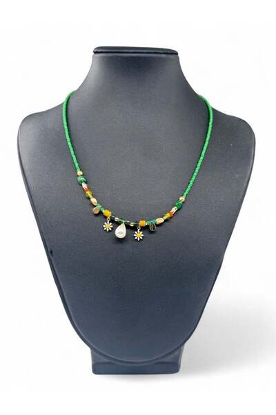 Bozhi Necklace Glass Beads Casual Elegance