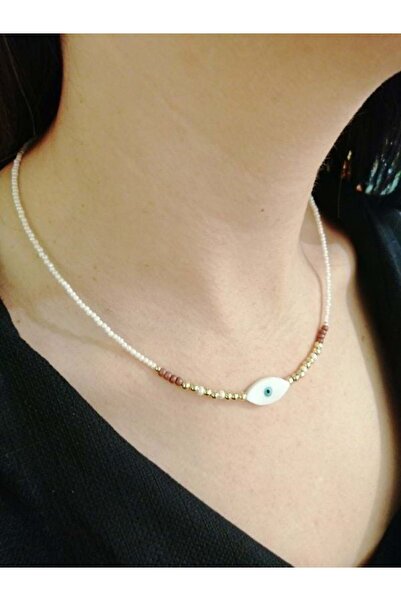 Bozhi Necklace Glass Beads Luminous Style