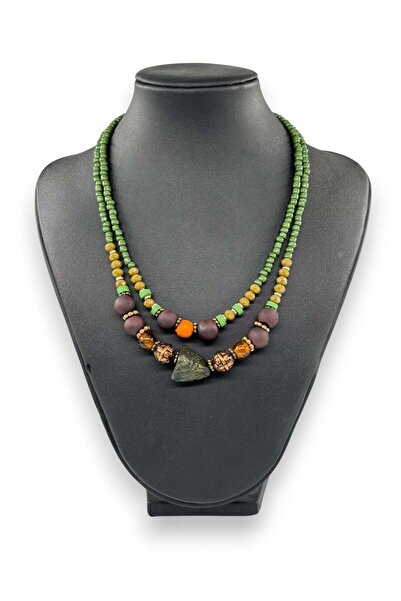 Bozhi Necklace Glass Beads Elegant Gift