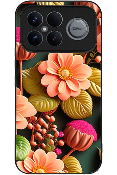 Other Θήκη Sonique Σειρά 3D Λουλούδια Xiaomi Poco F8 Ultra 5G Σολομί