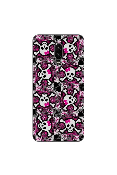 OEM Husa compatibila cu OnePlus 6T Silicon Gel Tpu Model Pop Art Skeleton