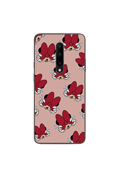 OEM Калъф, съвместим с OnePlus 7 Pro, силиконов гел TPU, с десен Мини Маус, ч...