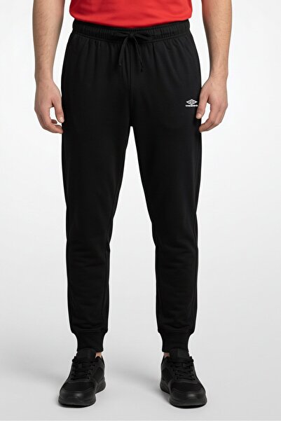 UMBRO Men Slim Fit Outdoor Sweatpants, Black
