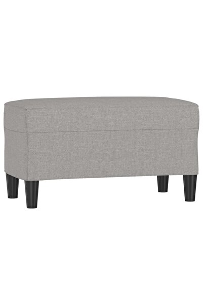 vidaxl Bancă, gri deschis, 70x35x41 cm, textil