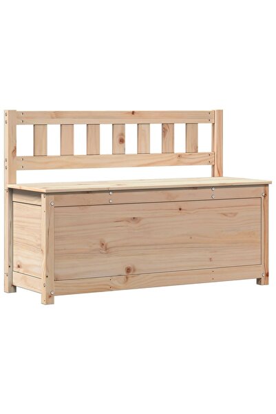 vidaxl Bancă, 110x41x76,5 cm, lemn masiv de pin