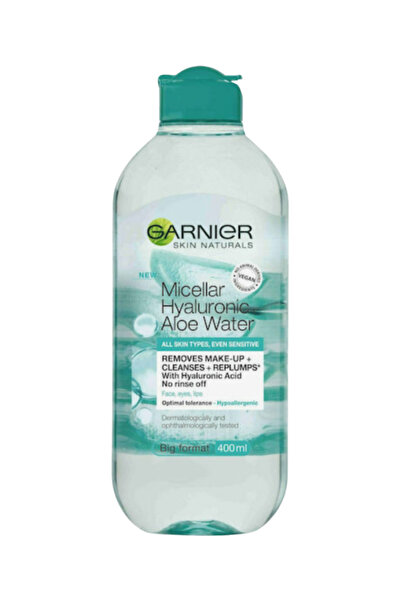 Garnier Νερό Καθαρισμού Micellaire με Υαλουρονικό Οξύ και Αλόη (400ml)