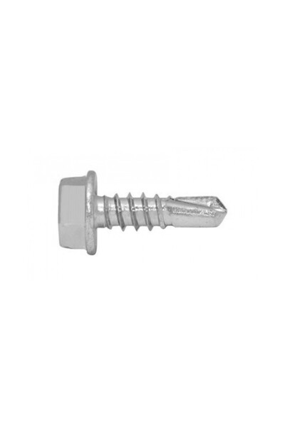 Rocast Set 500 x Surub Autoforant cu Cap Hex Forma K DIN 1504, Otel, Zincat -...