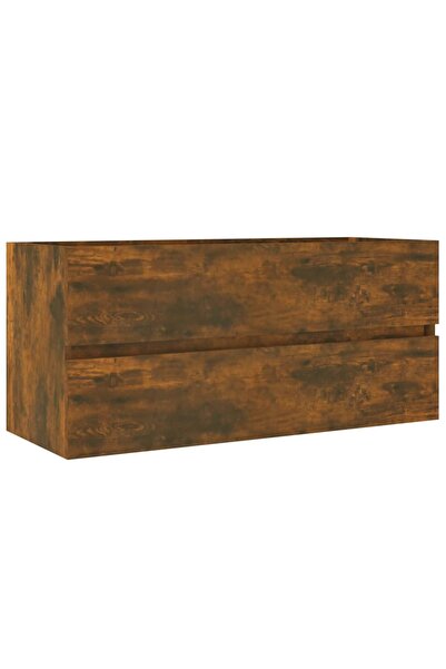 vidaxl Dulap chiuvetă, stejar fumuriu, 100x38,5x45 cm, lemn prelucrat