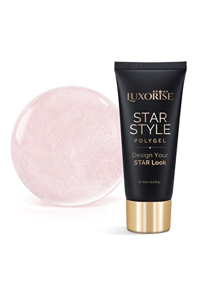 LUXORISE Полигел STAR STYLE - Колекция STAR SIGNATURE, Изискан нюд, 15мл