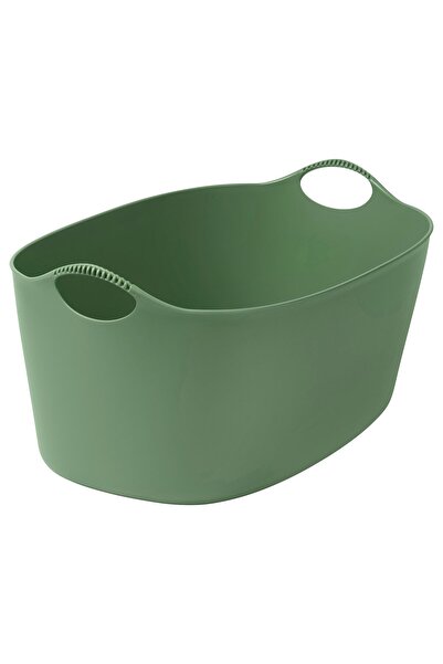 IKEA TORKIS Flexi laundry basket, in-/outdoor, green, 35 l