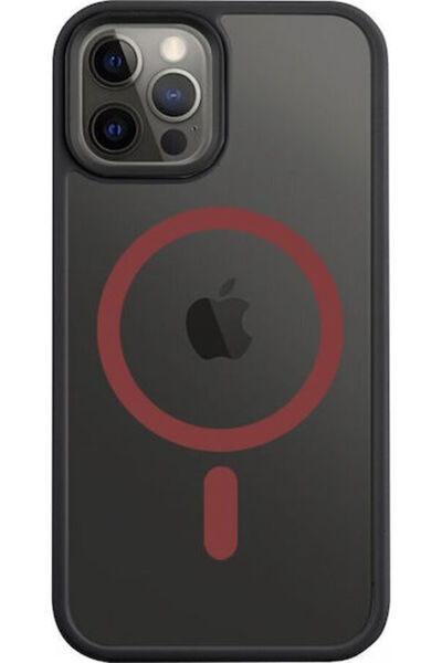 Tactical Magforce Πίσω Κάλυμμα Σιλικόνης / Πλαστικό Μαύρο (iPhone 12 / 12 Pro...