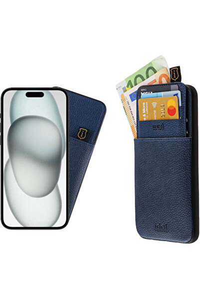 Other Idol 1991 Αντι-RFID Δερμάτινο Πορτοφόλι Μπλε (iPhone 15 Plus) Κωδικός: ...