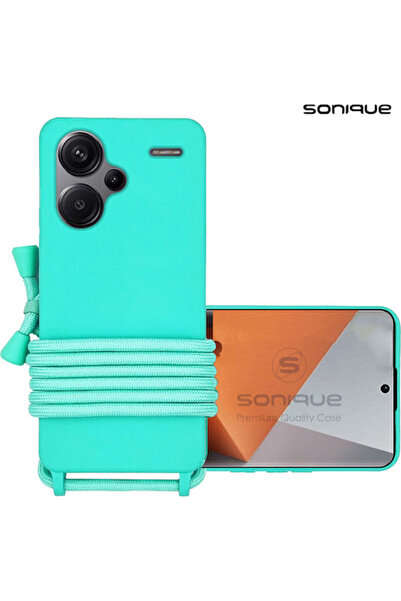 Other Sonique Πίσω Κάλυμμα Σιλικόνης 0.5mm με Λουράκι Ανοιχτό Μπλε (Redmi Not...