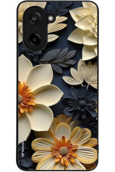 Other Θήκη Sonique Σειρά 3D Λουλούδια OnePlus Nord CE 5 5G Εκρού