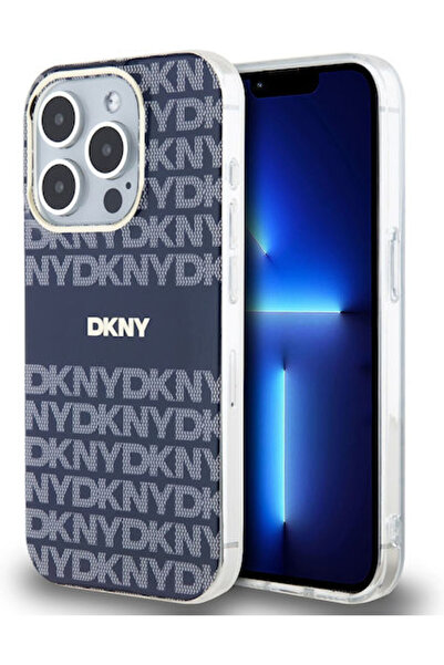 Dkny Επαναλαμβανόμενο Σχέδιο Ριγέ Τόνων Πίσω Κάλυμμα Πλαστικό / Σιλικόνη Μπλε...