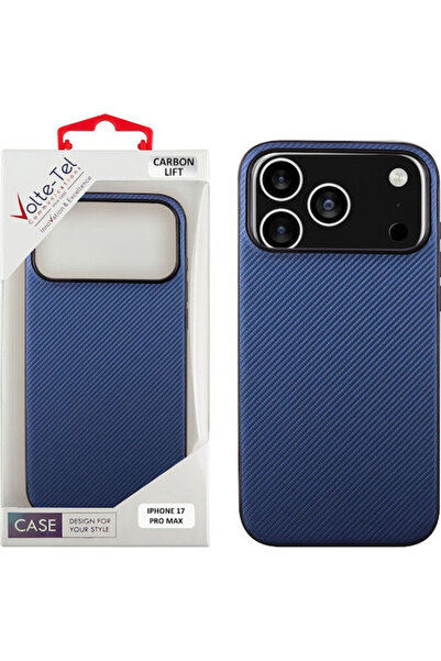 Other Volte-Tel Carbon Lift Πίσω Κάλυμμα Σιλικόνης Μπλε (iPhone 17 Pro Max)