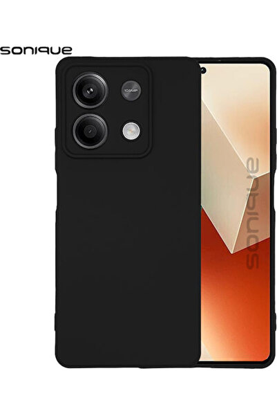 Other Sonique Πίσω Κάλυμμα Σιλικόνης / Υφάσματος Μαύρο (Redmi Note 13 5G)