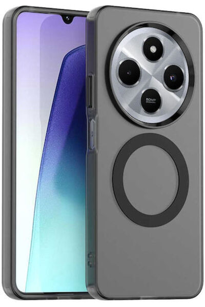 Techsuit Πίσω Κάλυμμα Σιλικόνης Μαύρο (Redmi 14C / Poco C75)
