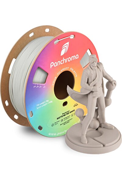 Polymaker Filament Panchroma PLA Matte Muted White (Alb) 1kg 1.75mm