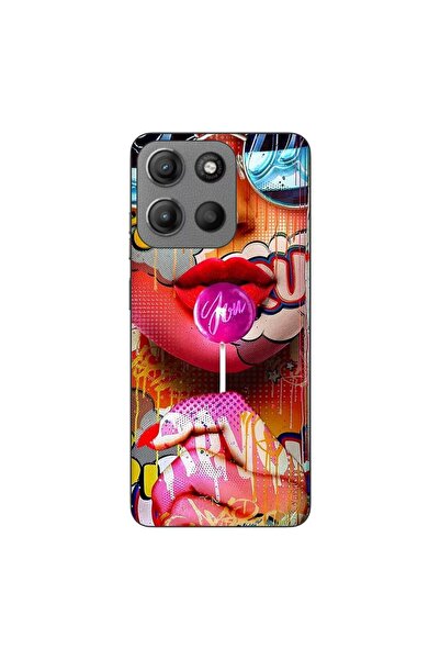 OEM Husa compatibila cu Motorola Moto G15 Silicon Gel Tpu Model Pop Art Lolipop