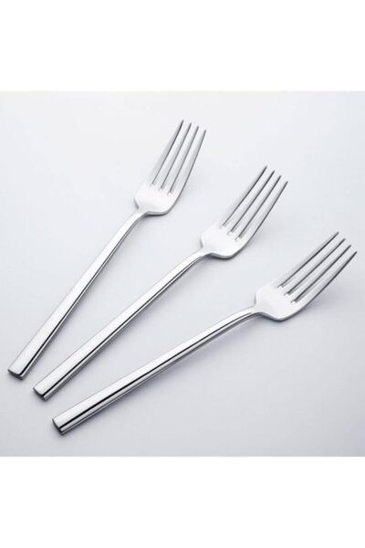 Yıldızan Luna Kids Store Nehir Dalyan Sade 1 Set 6 Pieces Dessert Fork Set 20...