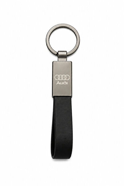 Baghes Μπρελόκ Audi Γυαλιστερό Μεταλλικό & Δερμάτινο – Με Λογότυπο Διπλής Όψη...