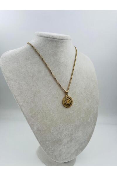 Bozhi Necklace Steel Gold Business Woman Style